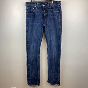 Levi's jeans men's 32x36 blue medium wash 501xx button fly